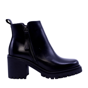 Ghete cu toc femei Benvenuti negre din piele 682DG25823N