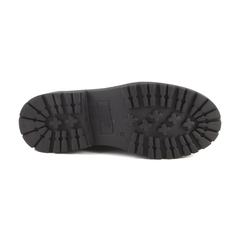 Benvenuti Women's Ankle Boots in black patent faux leather 1200DG2254N