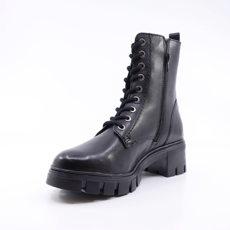Benvenuti women ankle boots in black genuine leather 2476DG3201N