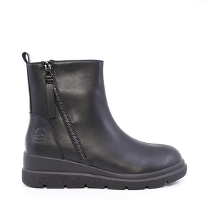 Ghete femei Benvenuti negre din piele 3740DG016N