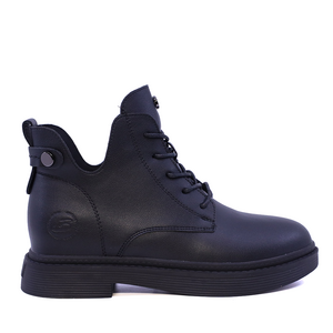 Ghete femei Benvenuti negre din piele 3742DG200N