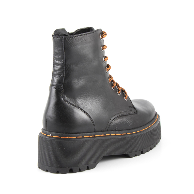 Women's boots Benvenuti black leather 518dg5304622n