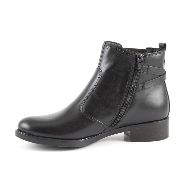 Women's boots Benvenuti black leather 808dg2145n