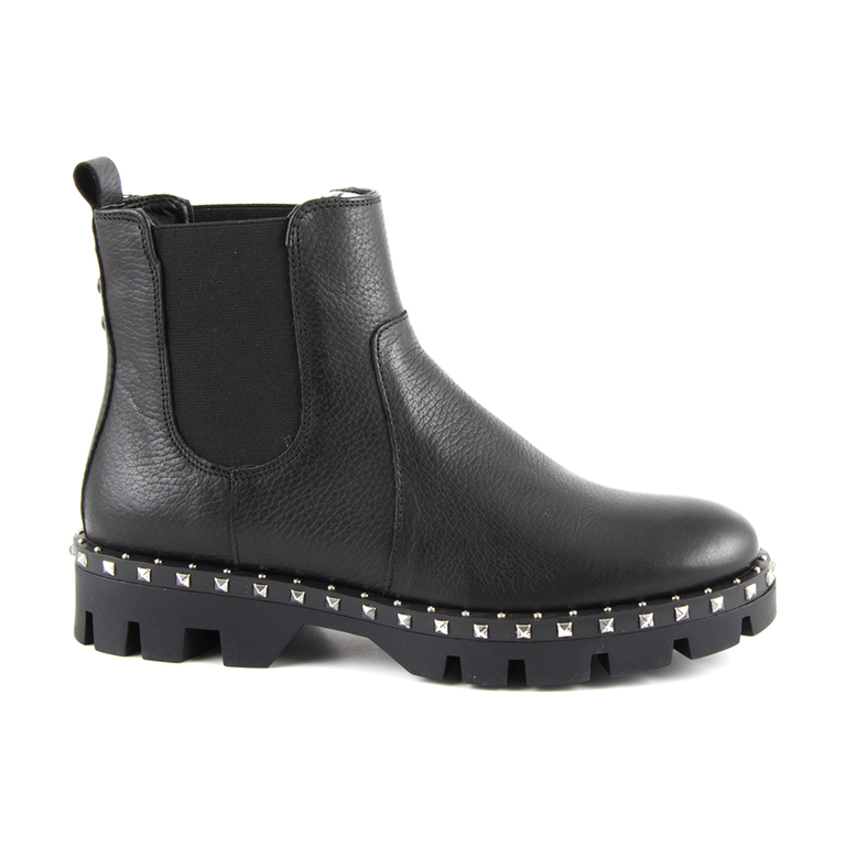 Women's boots Benvenuti black leather 908dg364n