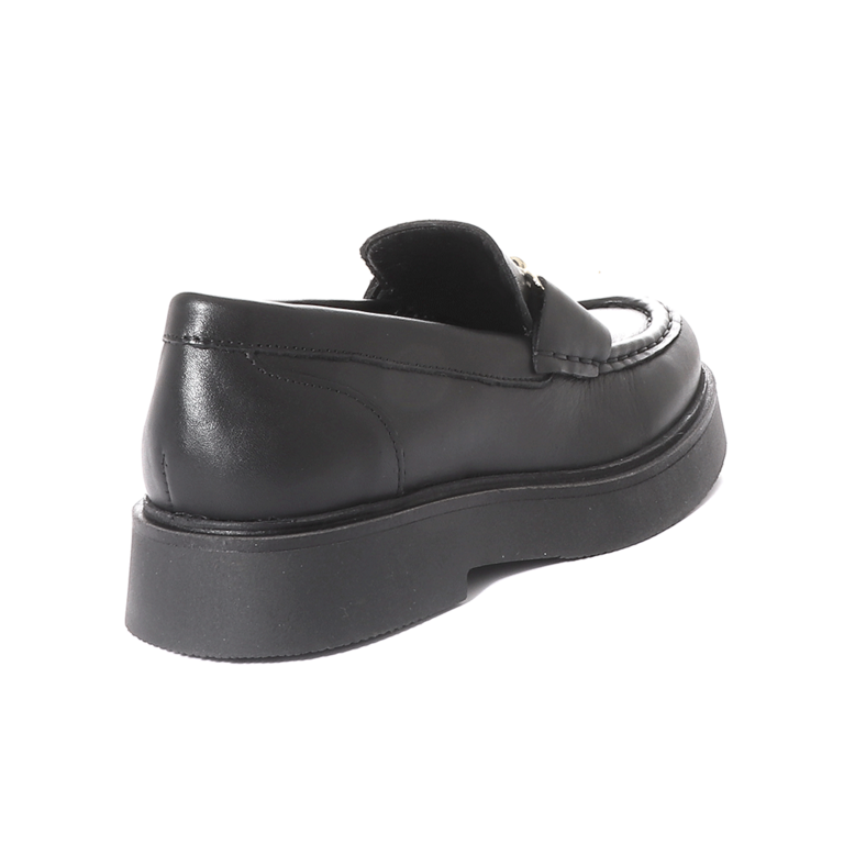 Benvenuti women's black shoes in leather 512DP7705177N