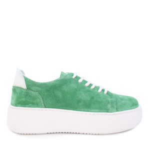 Women's shoes Benvenuti green suede leather 2385DP1448VV