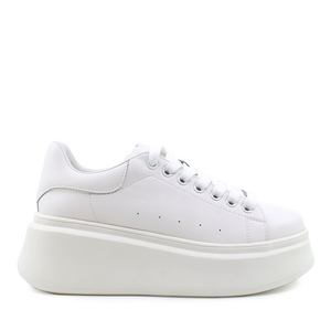 Benvenuti women's white leather sneakers 3747DP002A