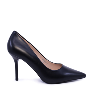 Pantofi stiletto femei Benvenuti negri din piele 2041DP2593N