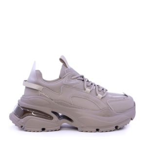 Sneakers chunky femei Benvenuti taupe din piele 1279DP4513TA