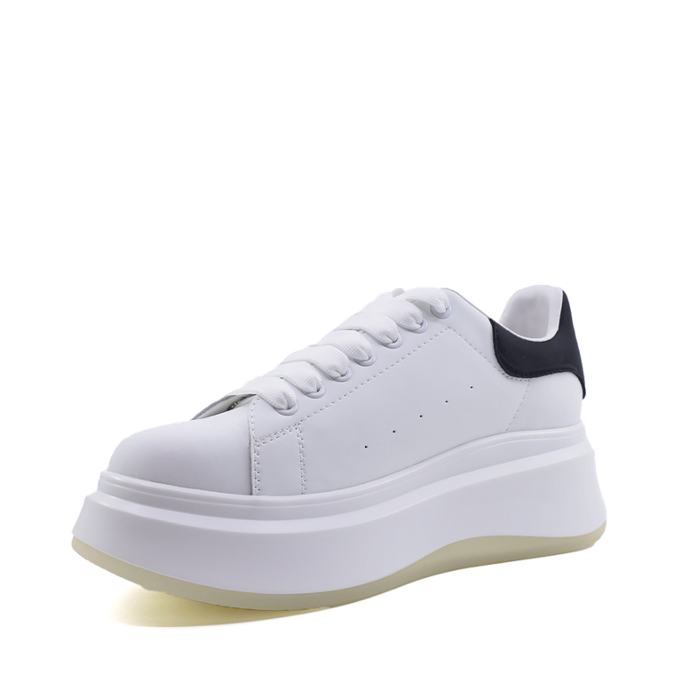 Sneakers femei Benvenuti albi din piele 1277DP1157A