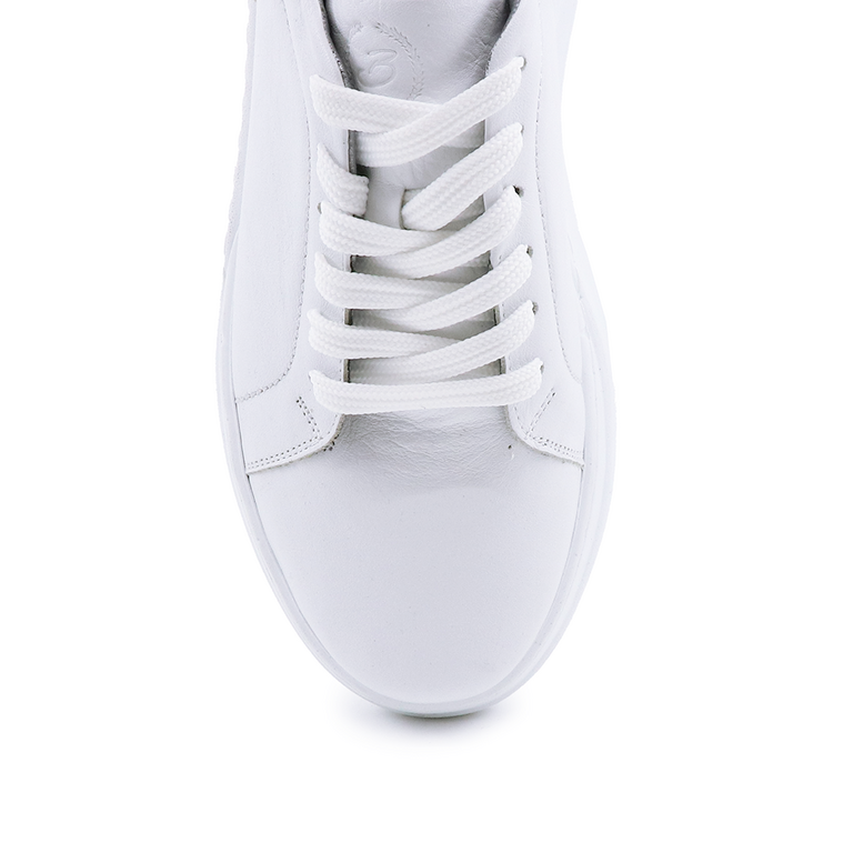 Benvenuti women sneakers in white genuine leather 2533DP071A
