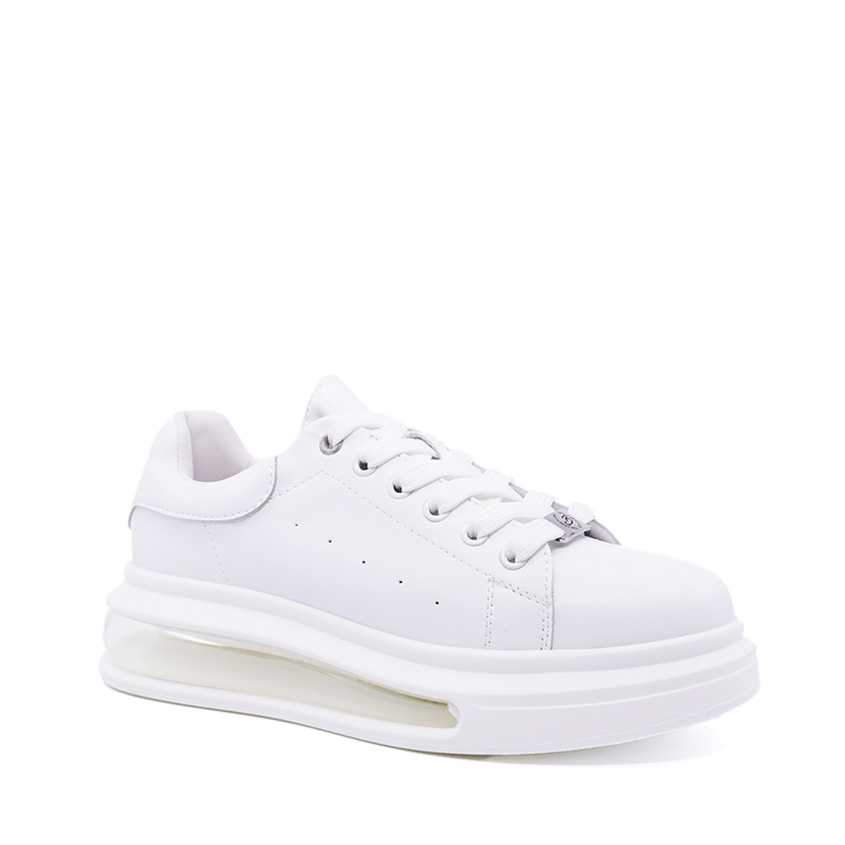 Benvenuti women's white leather sneakers 3747DP317A