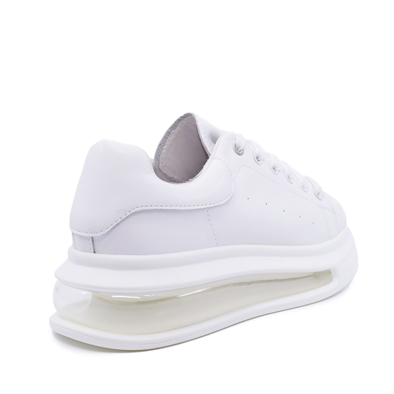Benvenuti women's white leather sneakers 3747DP317A