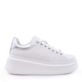 Sneakers ușori femei Benvenuti bordo din piele 3749DP002BO