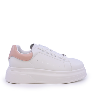 Sneakers ușori femei Benvenuti albi din piele 3749DP170ARO