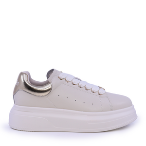Women's lightweight sneakers Benvenuti white leather 3749DP170BEAU
