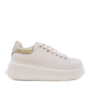Sneakers ușori femei Benvenuti albi din piele 3749DP002AAG