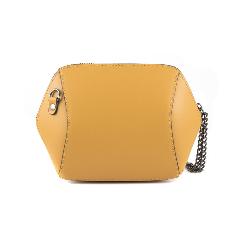 Women's envelope purse Benvenuti yellow leather 1448plp9629g