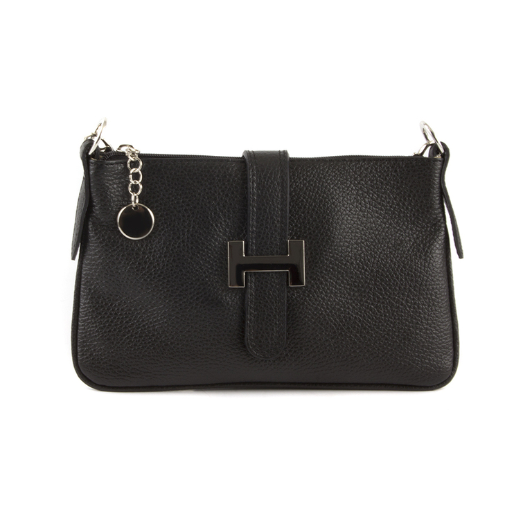 Women's envelope purse Benvenuti black leather 3048plp1590n