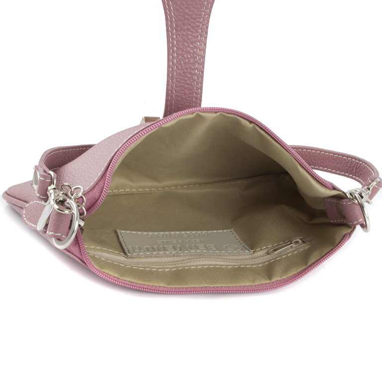 Women's envelope purse Benvenuti pink leather 3048plp1590ro