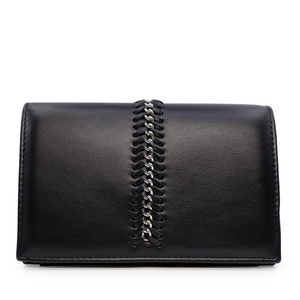 Benvenuti clutch bag in black faux leather 2905PLS10249N