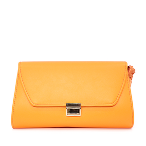 Benvenuti clutch bag in orange faux leather  2905PLS28953PO