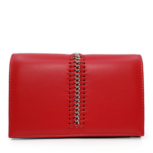 Benvenuti clutch bag in red faux leather  2905PLS10249R