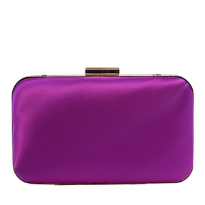 Purple Benvenuti women's clutch purse with gold details 290PLS11163MO