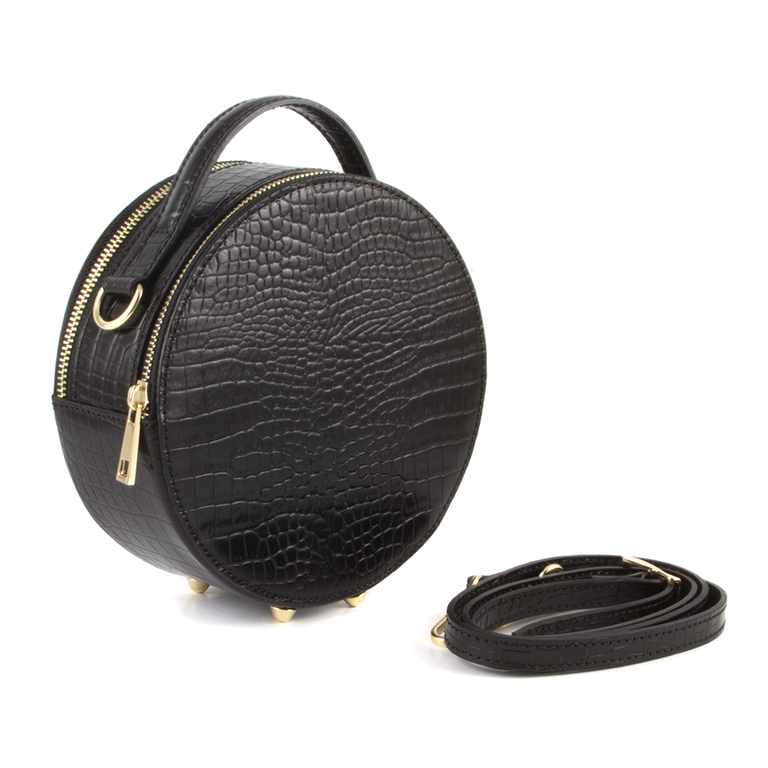 Women's purse Benvenuti black leather 3048posp3755n