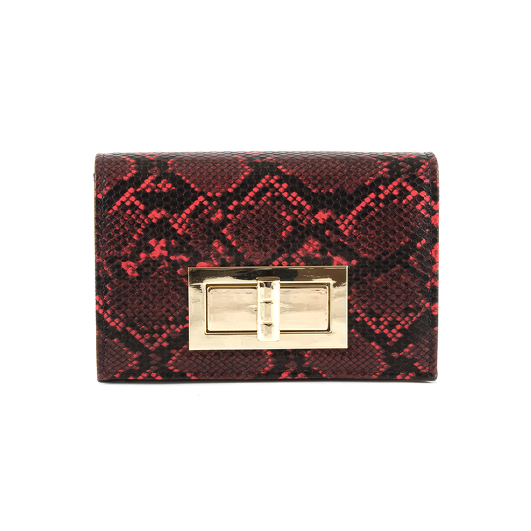 Women's purse Benvenuti red snake print 2908poss03542sr