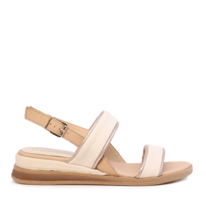 Sandale femei Benvenuti bej din piele 809DS3180BE
