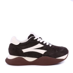 Sneakers femei Benvenuti maro din piele 3742DP307VM