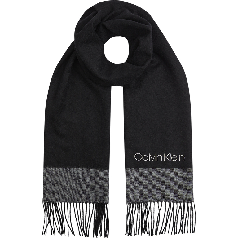 Calvin Klein Jeans women scarf in black wool 3102DESY8492N