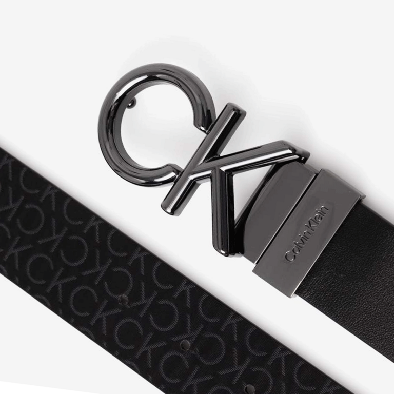 Reversible belt for men Calvin Klein black leather 3106BCU0624N