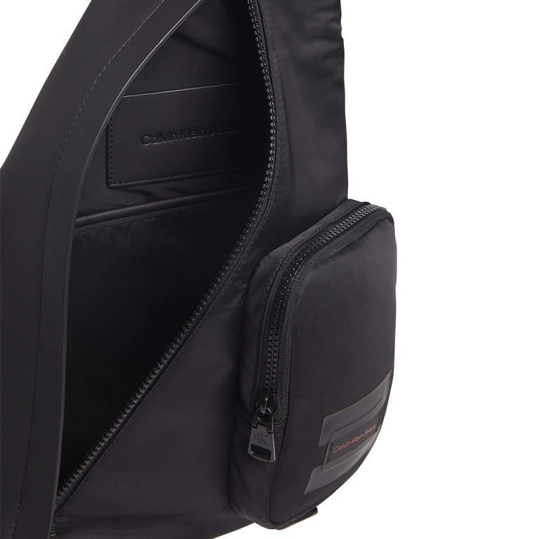 Calvin Klein men crossbody bag in black faux leather 3104BGEA9816N
