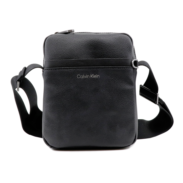 Calvin Klein men crossbody bag in black fabric 3102BGEA7318N