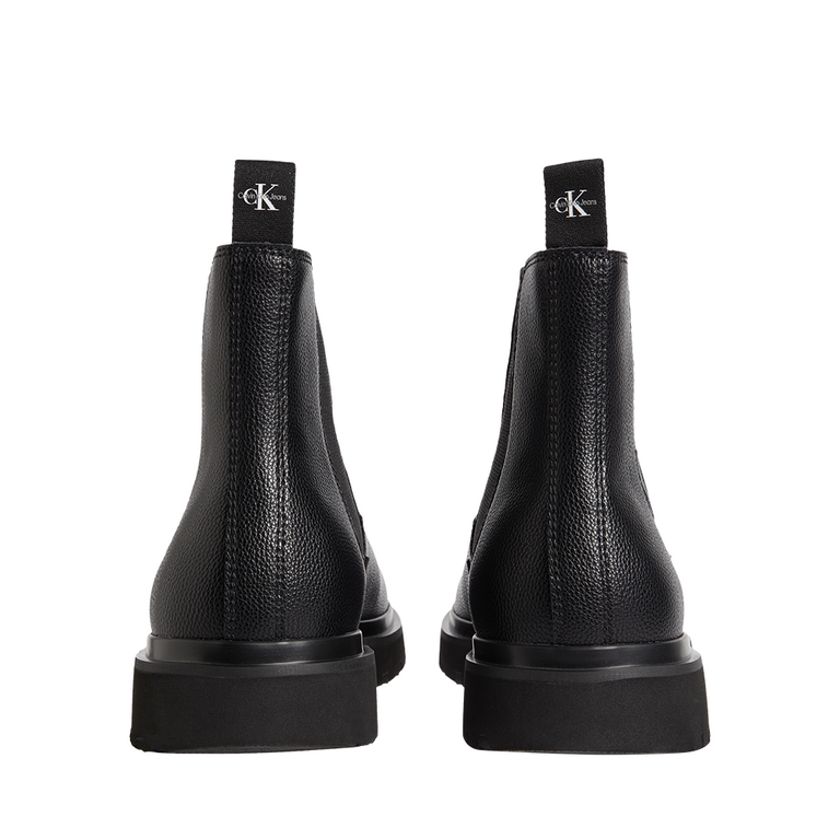 Calvin Klein men chelsea boots in black leather 2374BG0544N