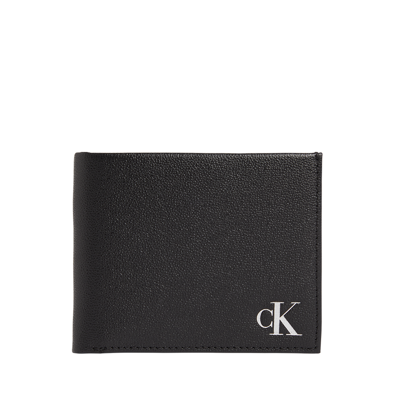 Calvin Klein men RFID wallet in black genuine leather 3104BPU9863N