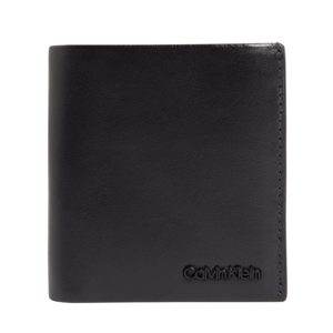 Portmoneu bărbați Calvin Klein negru din piele naturală cu protecție RFID 3107BPU1270N