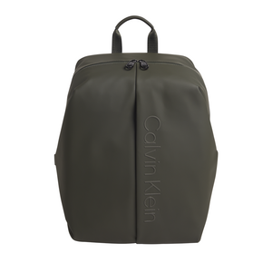 Calvin Klein backpack in khaki faux leather 3104RUCS9561KA