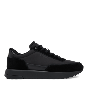 Sneakers bărbați CK Calvin Klein negri din piele și textil  2371BP1714N