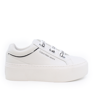 Calvin Klein women sneakers in white leather with logo 2375DP0868A