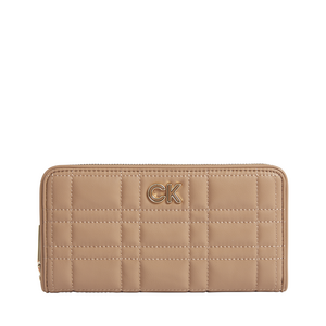 Calvin Klein women RFID wallet in beige faux leather 3104DPU9912BE