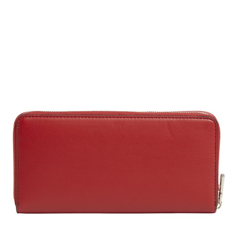 Calvin Klein women wallet in red fabric with 3D logo 3105DPU0348R
