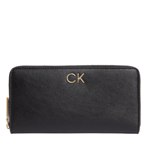 Women's wallet CK Calvin Klein black recycled synthetic with RFID 3106DPU0967N