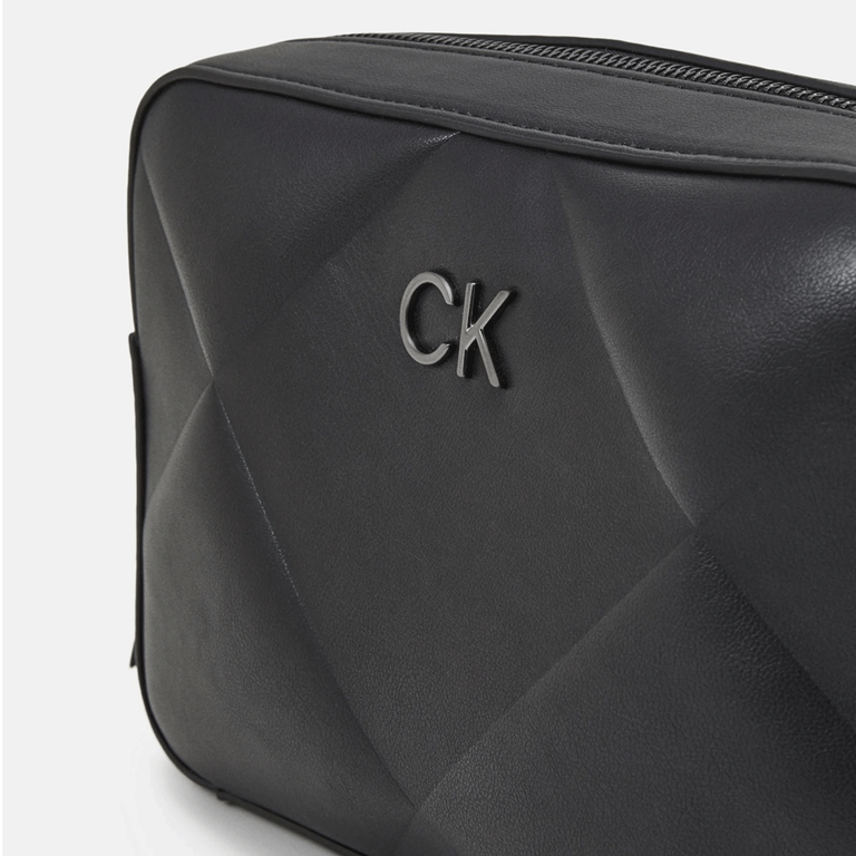 Poșetă crossbody Calvin Klein neagră din sintetic 3107POSS0767N