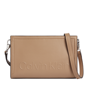 Calvin Klein women crossbody bag in beige faux leather 3104POSS9846BE