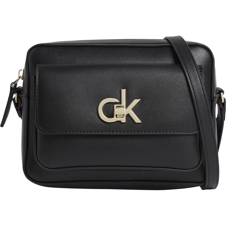 Calvin Klein women crossbody bag in black faux leather 3102POSS8414N