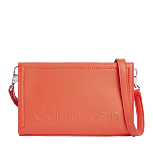 Calvin Klein women crossbody bag in orange faux leather 3104POSS9846PO