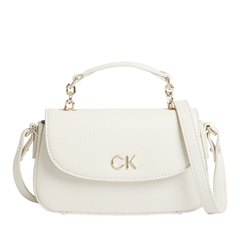 Calvin Klein mini crossbody bag in off white faux leather 3105POSS0197A